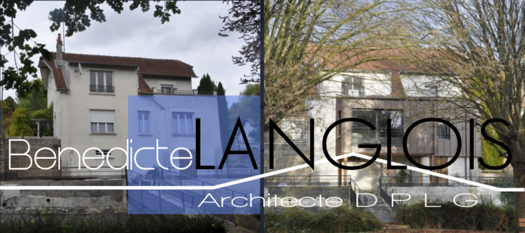 Extension d'une maison par l'architecte benedicte Langlois en haute normandie