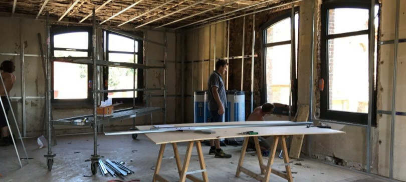 Modules de rangement sobres et raffinés par l'architecte dplg benedicte langlois de Rouen