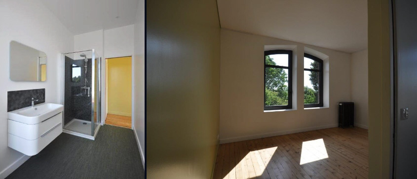 Mobilier et décoration sur mesure dans cette maison ancienne aux alentours de rouen