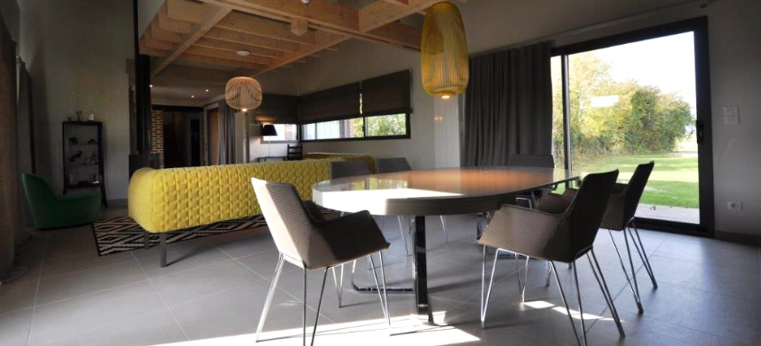 agencement d'une maison d'amis à Rouen  par l'architecte d'intérieur benedite langlois