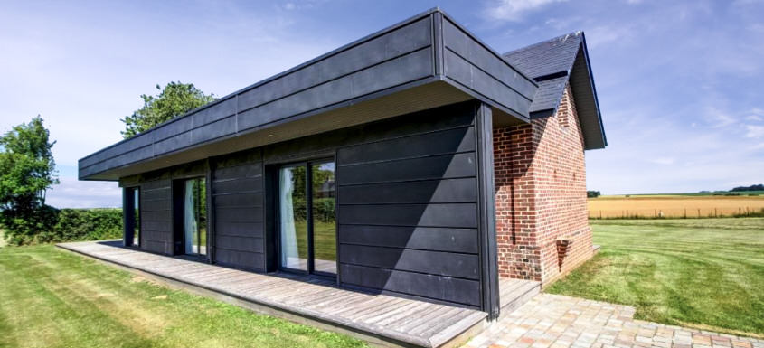 Modules de rangement sobres et raffinés par l'architecte dplg benedicte langlois de Rouen