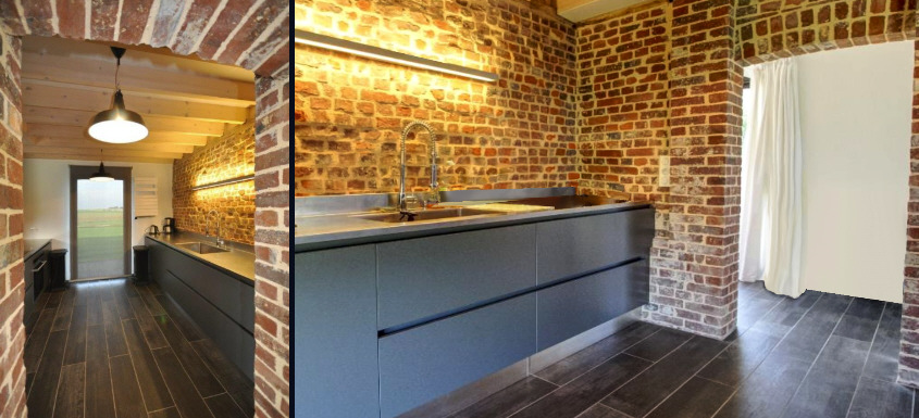 Bénédicte Langlois a  réalisé cet aménagement de cuisine.