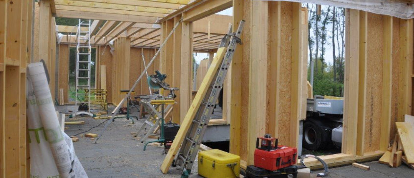 Construction contemporaine dans la région de Rouen