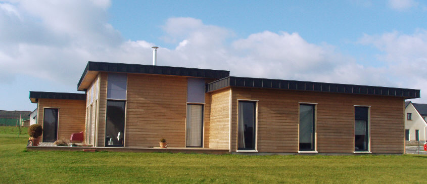 maison contemporaine en bois