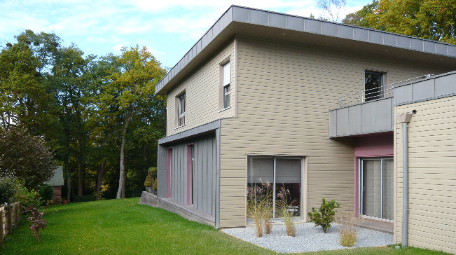 Maison de luxe à ossature bois dans la région de rouen