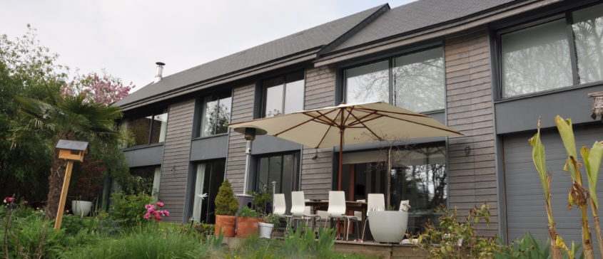 maison en bois construite dans la région de rouen