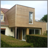 extension à ossature bois sur pavillon aux environs de Rouen