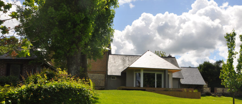 Maison en bois d'inspiration contemporaine dans les environs de Rouen