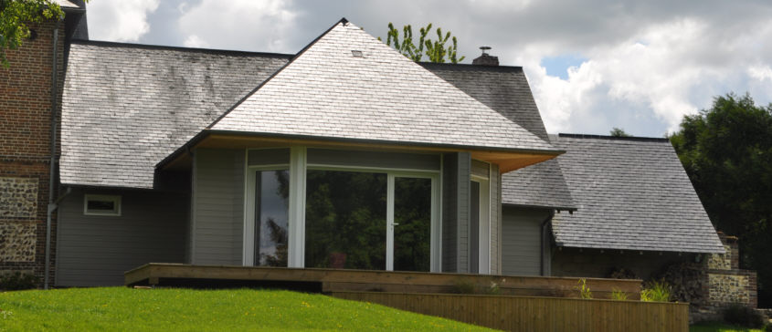 maison contemporaine en bois