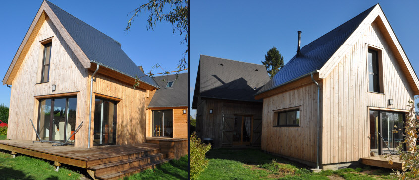 maison contemporaine en bois