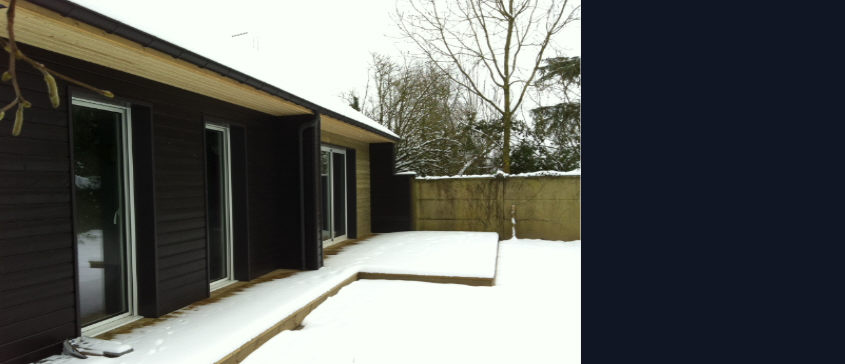 maison contemporaine en bois