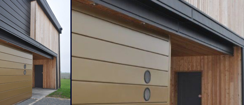 Maison contemporaine en bois la région de Rouen