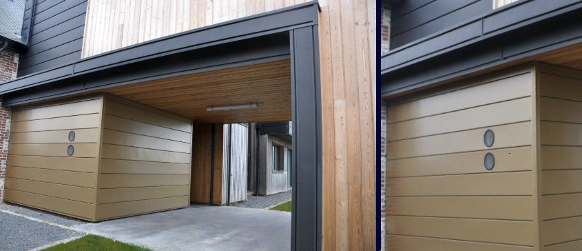 Construction contemporaine dans la région de Rouen