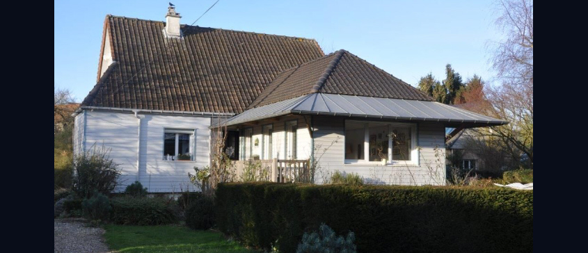 Maison familliale à ossature bois dans les environs de Rouen