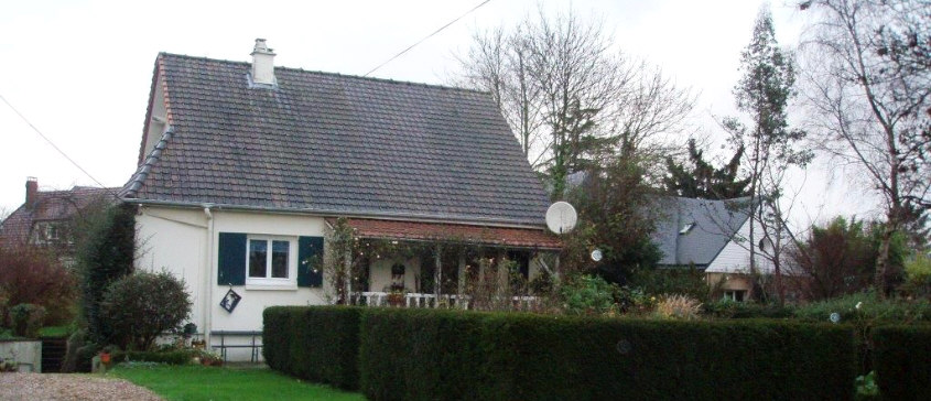 Maison contemporaine en bois la région de Rouen