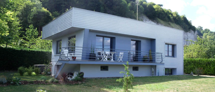 rénovation d'une maison individuelle dans un secteur sauvegardé par l'architecte dplg bénédicte Langlois à rouen