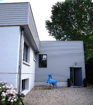 rénovation contemporaine en bord de seine